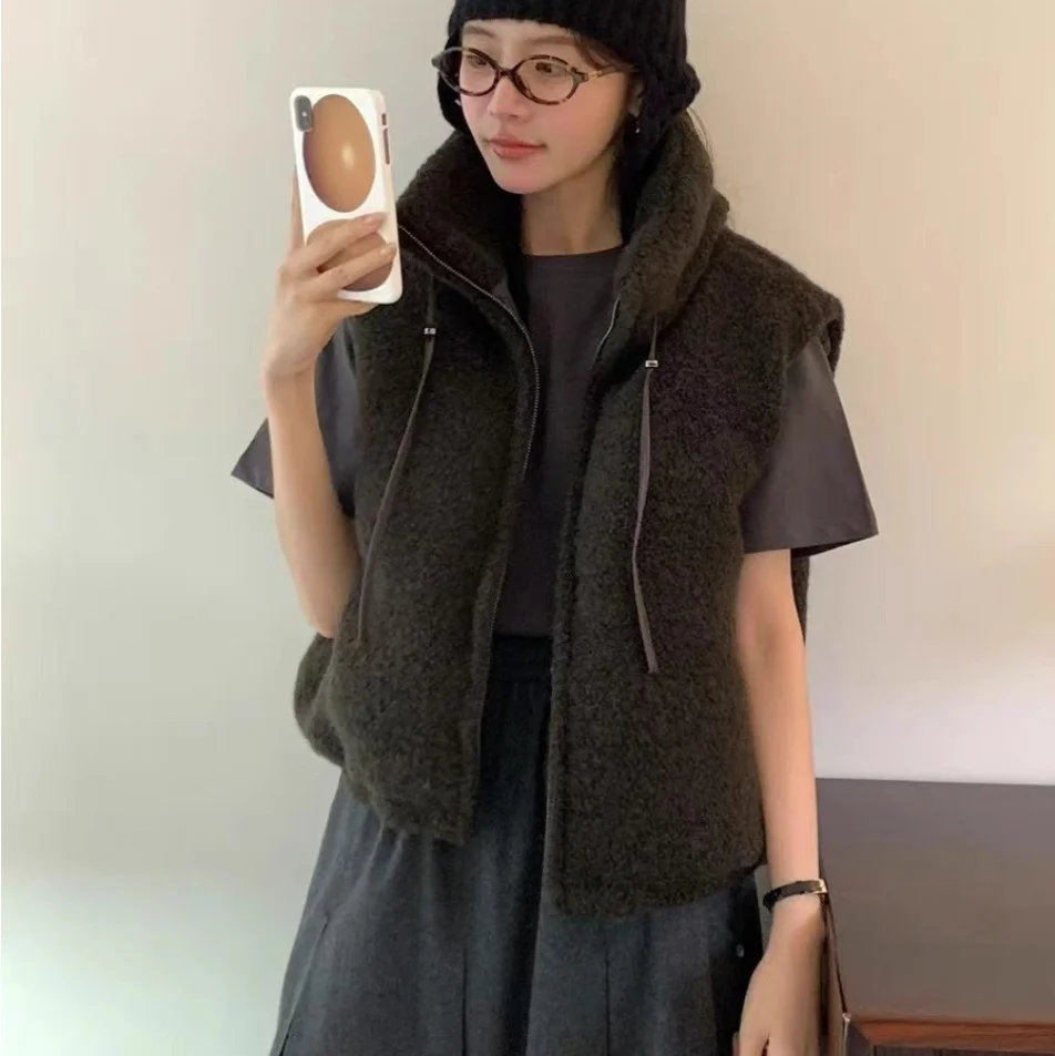 高品質90%ダウン入りスタンドカラーキルティングベスト 秋冬暖かいカジュアルスリムファッションレディースコート