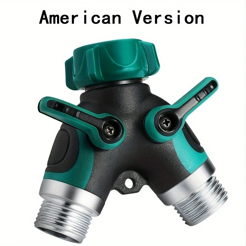3/4 "4 Manier 2 Weg Slang Connector Splitter Tuin Water Splitter Kraan Adapter Slang Afsluiter voor Huis tuin