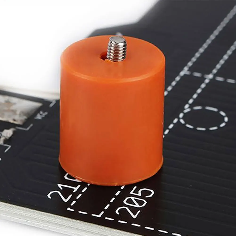 

4pcs 3D Printer Accessories Heat Bed Leveling Column Silicone Mounts Wear-Resistant Vibration Dampening Reusable Parts Tool For
