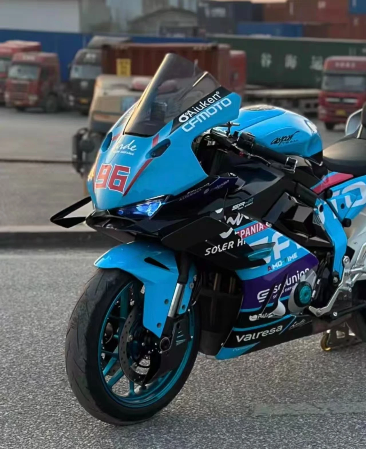 For CFMOTO 675sr-R CF 675SR modified one-piece hood competitive windshield with raised front windshield motorcycle accessories