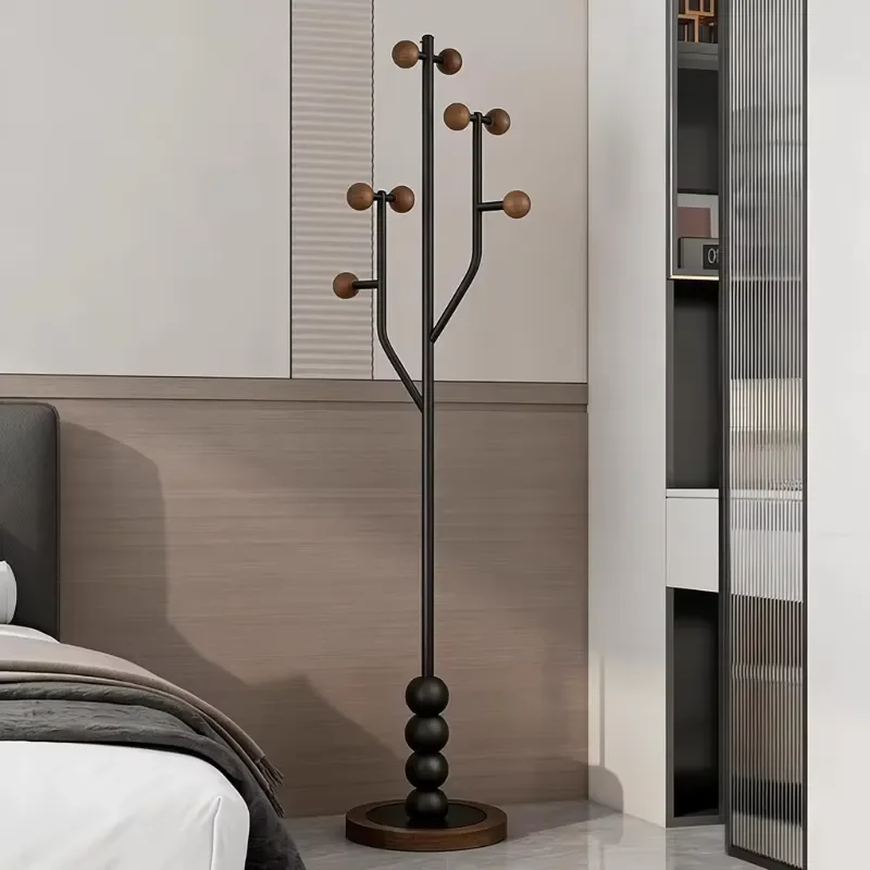 for Living Room Bedroom Metal Tree Hanger Medium Antique Floor Coat Rack Clothing Shelf Shelves Clothes Racks Furniture
