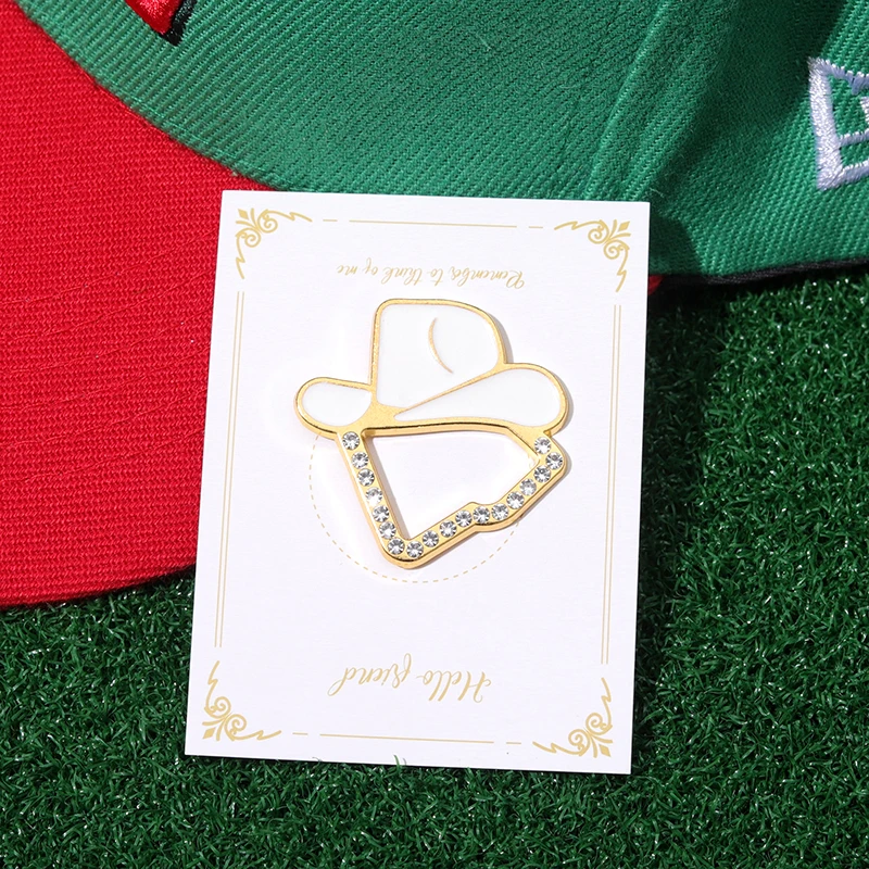 Creative Mexican Metal Hat Clip Stylish Enamel Pins Hat Pin Baseball Cap Badge Golf Cap Basketball Aesthetic Clip Jewelry Gift