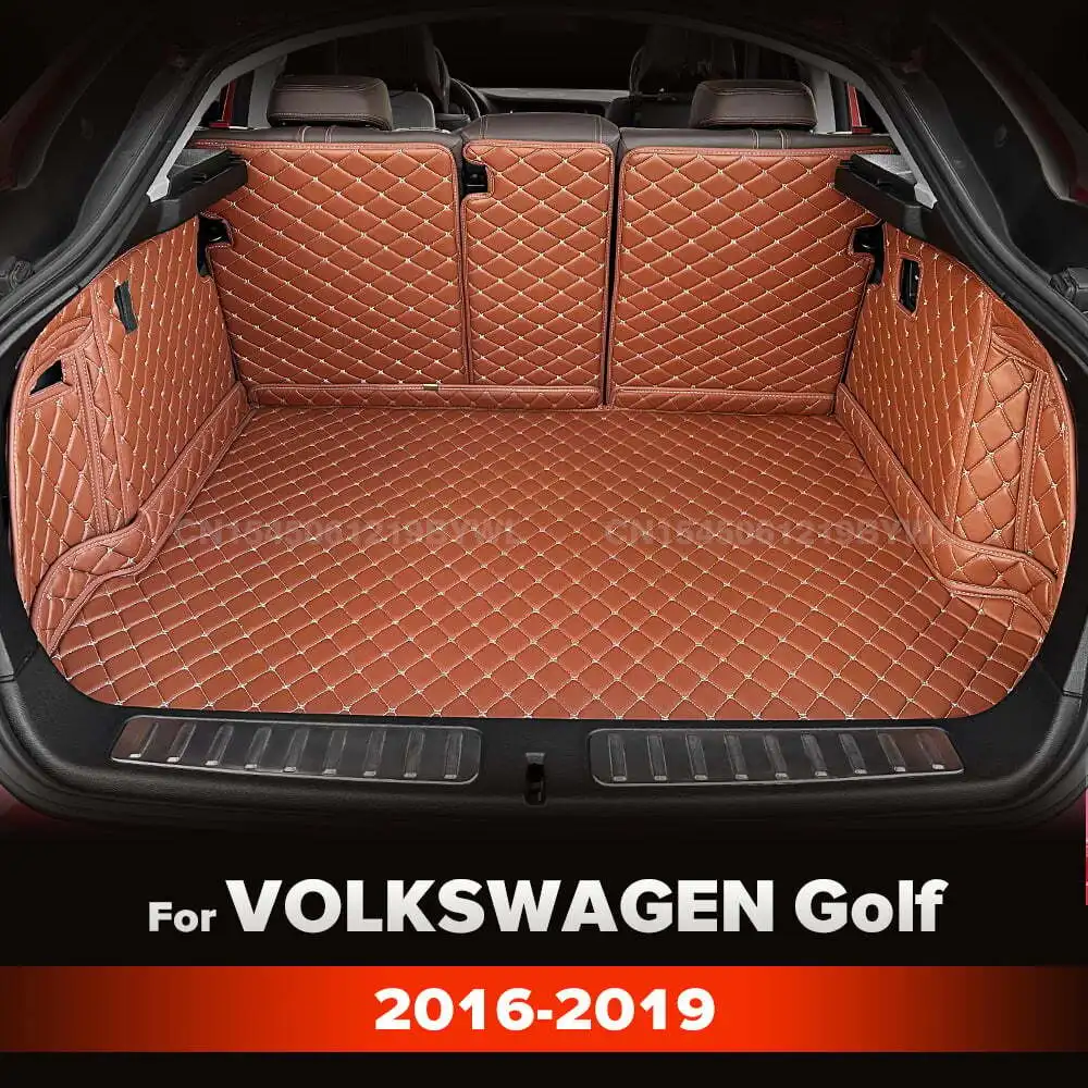 

Для Volkswagen VW Golf Sportsvan 2016-2019 18 17 авто полное покрытие коврик для багажника автомобиля грузовой вкладыш аксессуары для интерьера