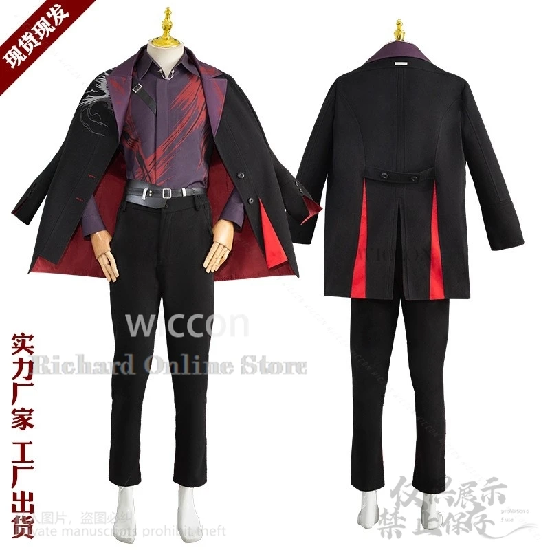 Anime Game Liefde En Deepspace Cosplay Sylus Kostuum Mannen Halloween Uniform Pak Pruiken Voor Halloween Kerst Cos disfraz adulto