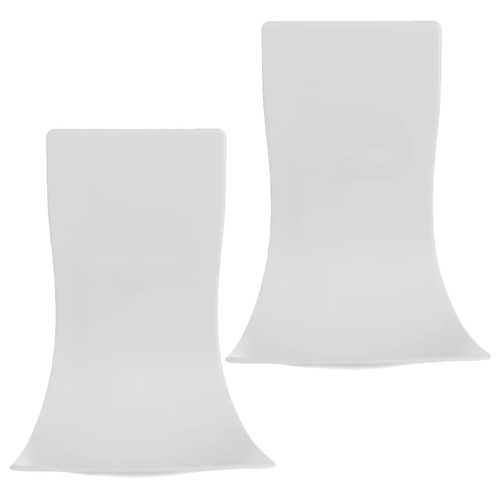 

2 Pcs Water Tray Soap Dispenser Base Splash Stand Bracket Spill Laundry Drip Catcher Abs Basin Detergent