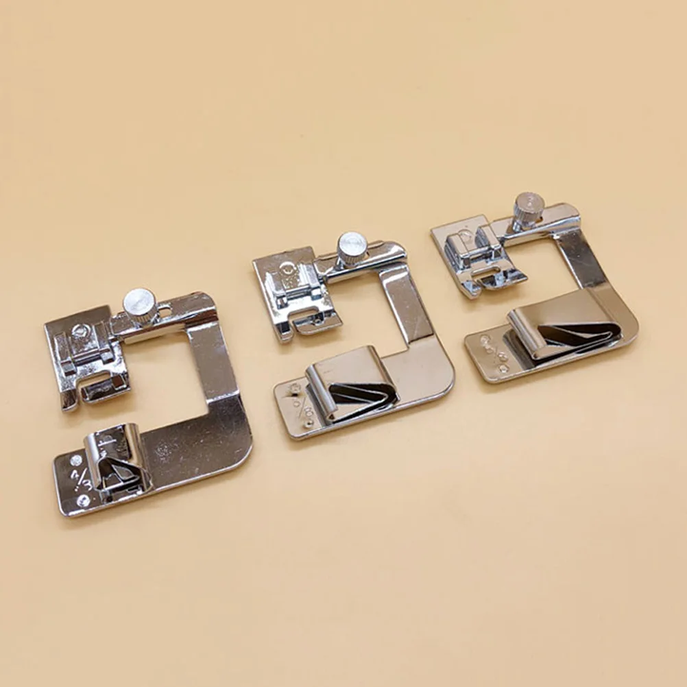 

Metal Sewing Machine Presser Foot 6/8 Inch Durable Easy Install For Low Household Sewing Machines Lightweight Fabric Clothes Diy