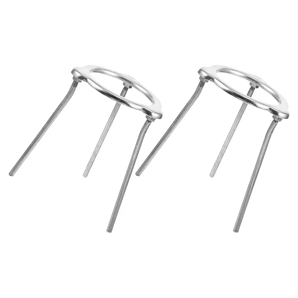 

2pcs Tripod Lab Lifting Rack Aluminum Alloy Alcohol Lamp Stand Burner Stable Laboratory Chemical Experiments Setup