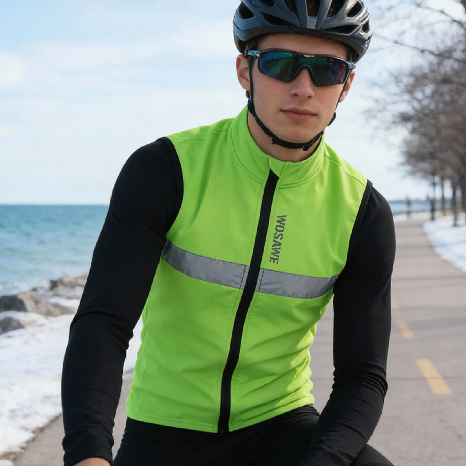 WOSAWE Men Cycling Vest Winter - огляд і ціна Reflective Vest Cycling