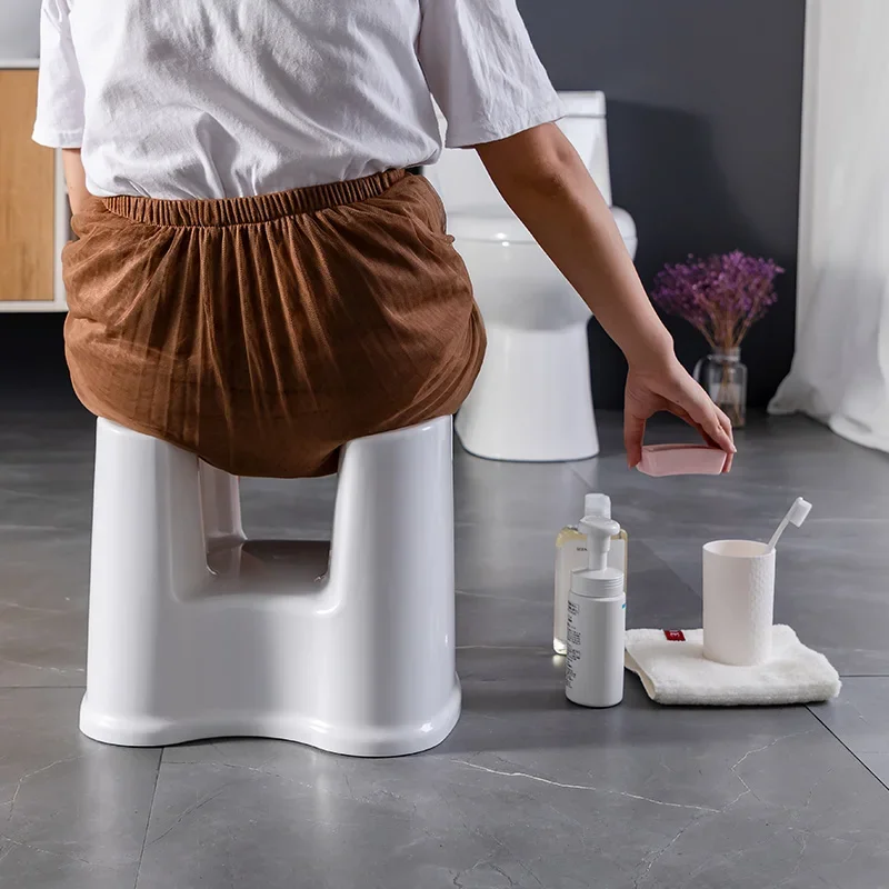 ‌ Taburete  ducha para personas mayores, asiento  baño antislizante, silla  ducha  plástico grueso, taburete para sent