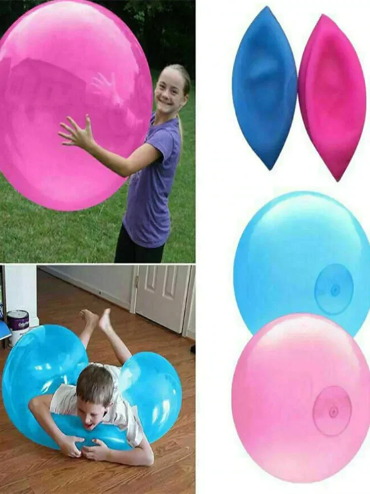 Bubble Ball Herbruikbare Kinderen Outdoor Zacht Opblaasbare Gigantische Elastische Met Water Gevulde Ballon Speelgoed Voor Strand Leuke Party Game Geschenken - afbeelding 2