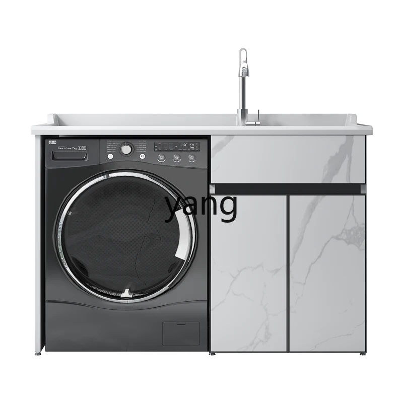 Yhl Assemblage Zone Washboard Laundry Tub Slot Inter-Platform Basin All-in-One Cabinet Partner Wash Wardrobe