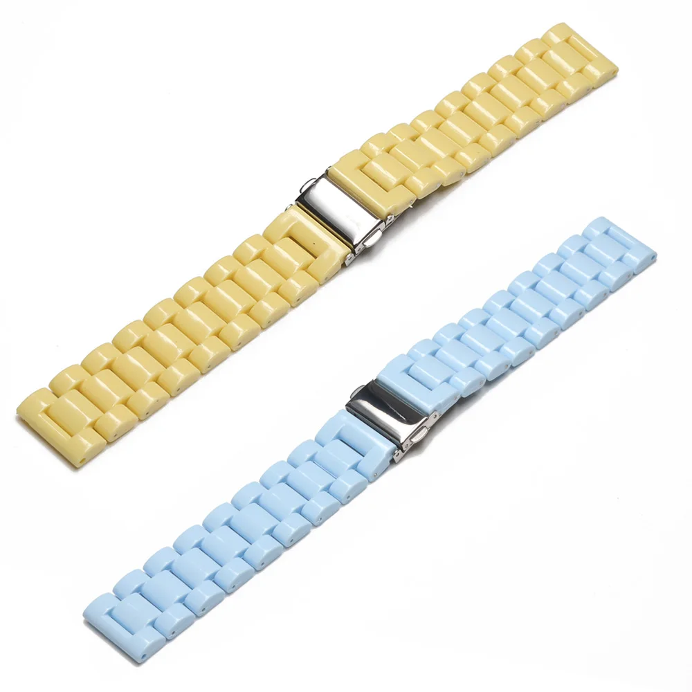 Strap 20mm Watch Band for Amazfit GTS/GTS2/ GTS 3/GTS 2e/GTS 2 mini/Bip U Pro/Bip Lite/Bip S/ Galaxy Watch 4 5 Watchband Acrylic