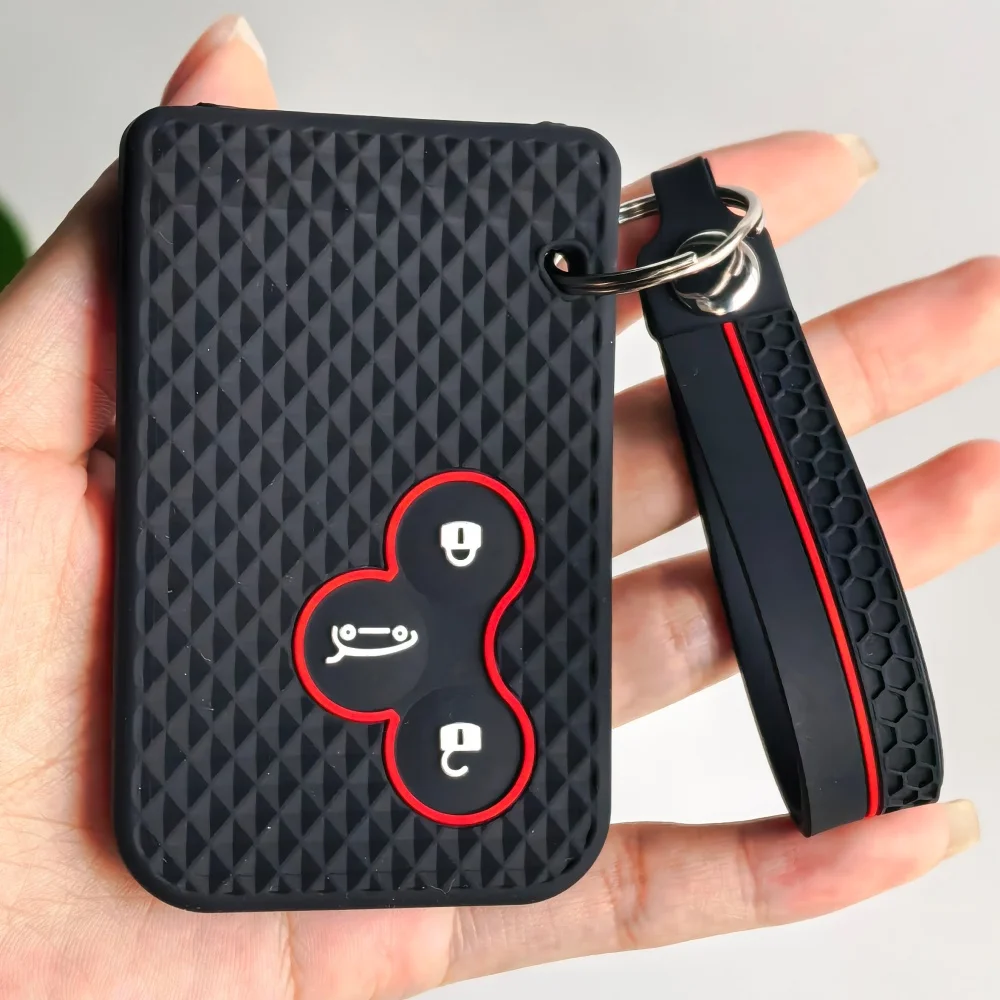 Funda de Silicona para Llave de Renault Scenic, para Renault Megane Kangoo 3 4 Master Trafic, Funda Protectora para Llaves de Coche