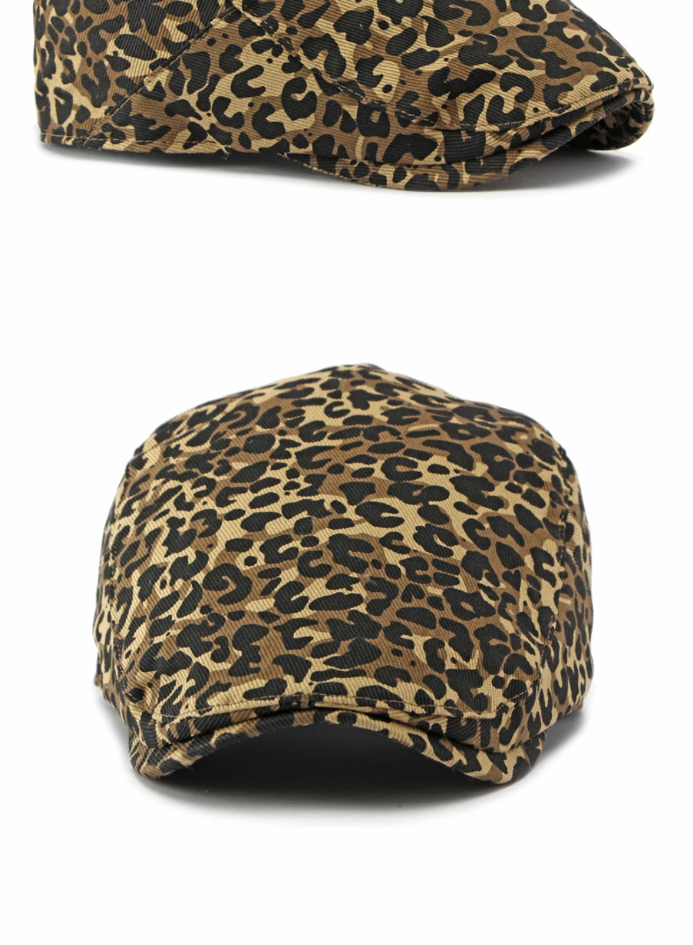 HT5119 Herren- und Damen-Baskenmützen Retro Künstler-Mütze Leopard Ivy Flat Cap Unisex Verstellbare Achteckige Baskenmütze – Detail 16