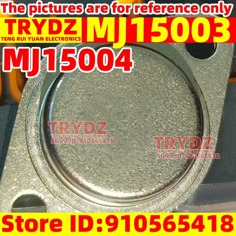 5-1pair Original MJ15003 MJ15004 TO-3 disassembled gold sealed transistor/domestically produced
