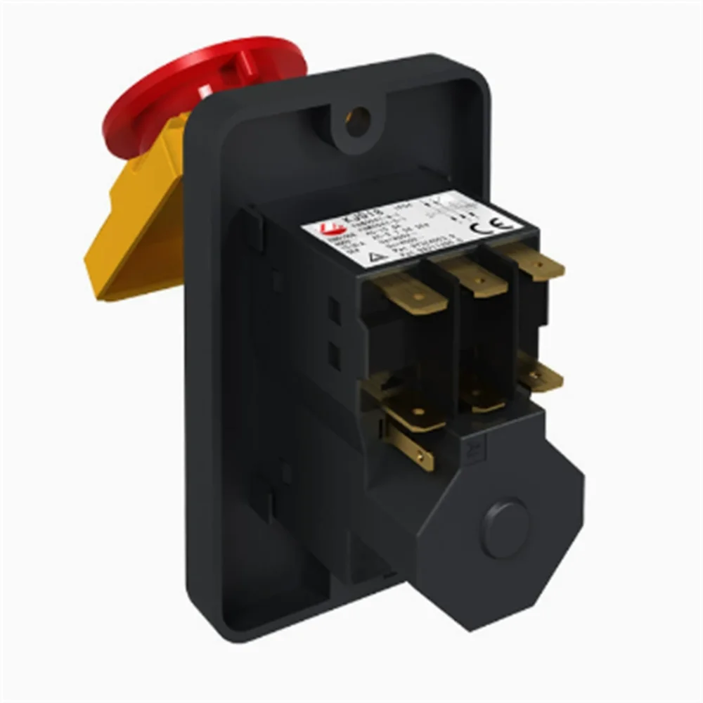 KJD18 400V 15A Safety Emergency Stop Switch for Woodworking Machine Tool - Quick Response Safety Switch