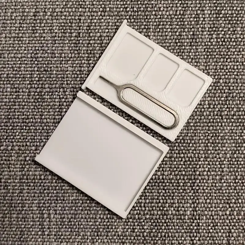 Portable PLA SIM Micro SD Card Storage Case With Eject Pin, Mini SIM TF Memory Card Organizer Holder Box 1/5Pcs Mixed Color view 5