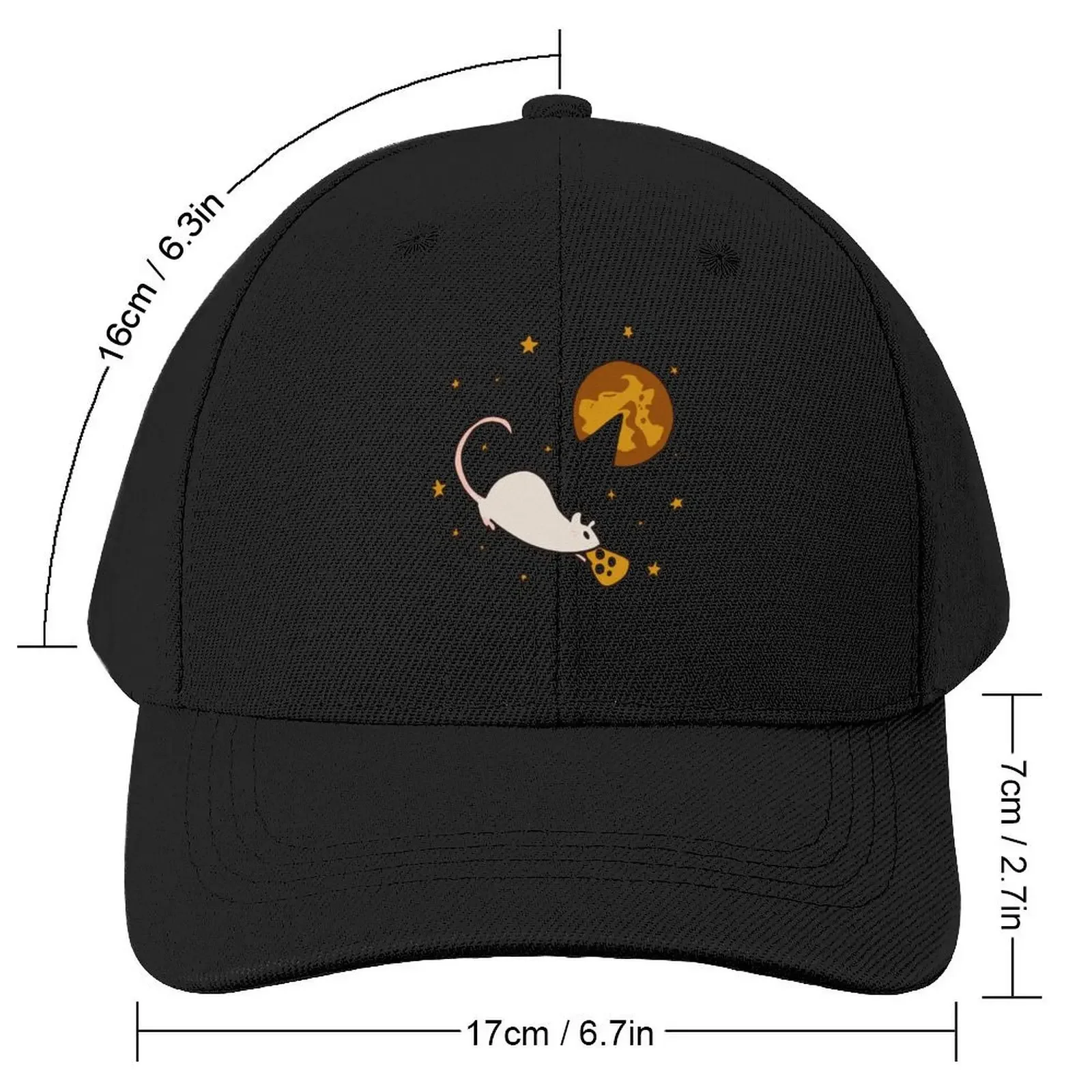 In case I make it rat Baseball Cap Streetwear tea Hat Women's Beach Visor Men's