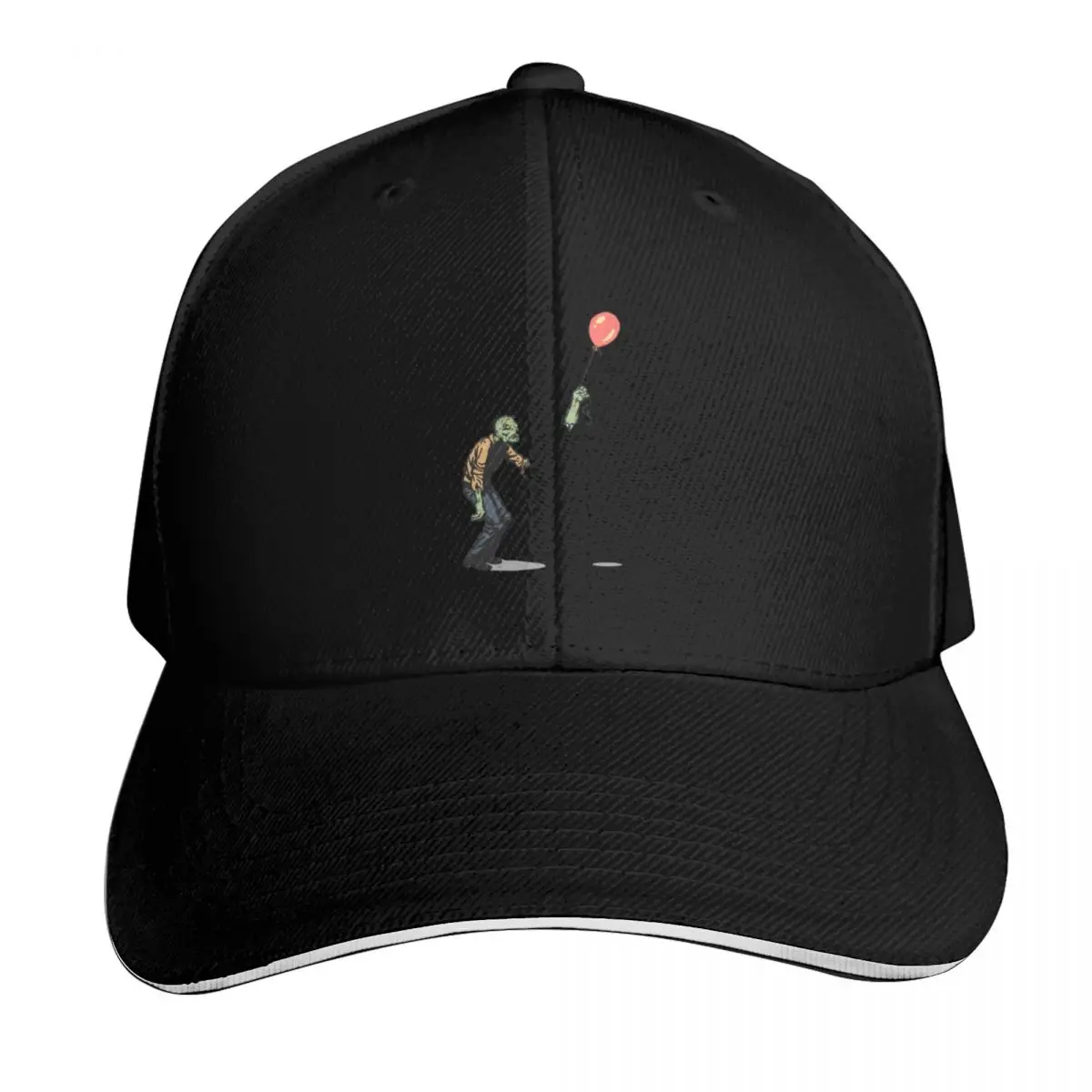 zombie Baseball Cap Breathable Mesh Back Adjustable Buckle Closure Moisture Wicking Quick Dry