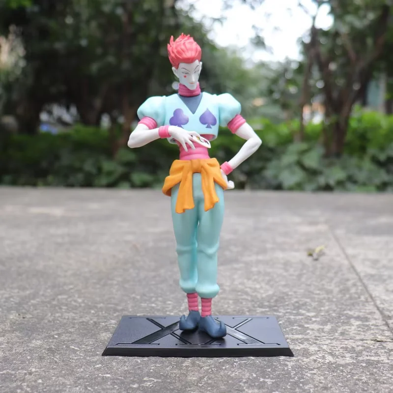 21CM Anime HUNTER×HUNTER Figure Hisoka Standing Animation Model Toy Gift Collection Decorative Ornaments PVC