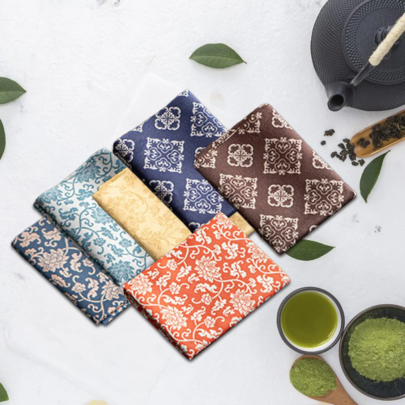 6 Pieces Absorbent Tea Towel Water Absorption Non Slip Table Mat for Restaurant Banquet Party Kitchen Dinner Table Setting