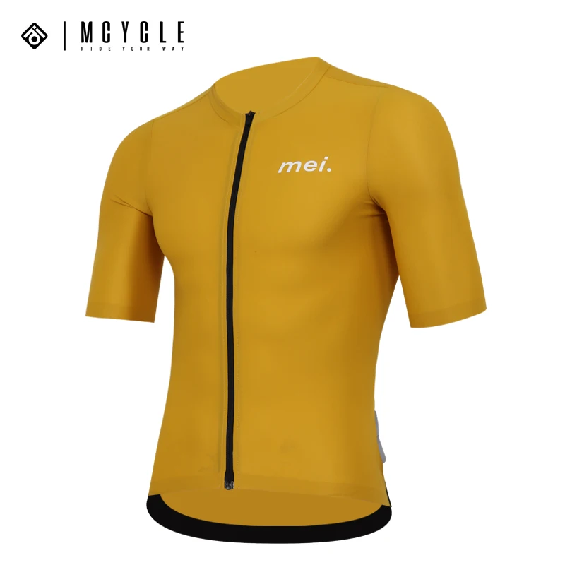 

Mcycle Mountain Bike Jerseys Breathable Bicycle Clothes Cycling Bicycle Shirt Tops Short Sleeves Pro Custom Men Cycling Jersey