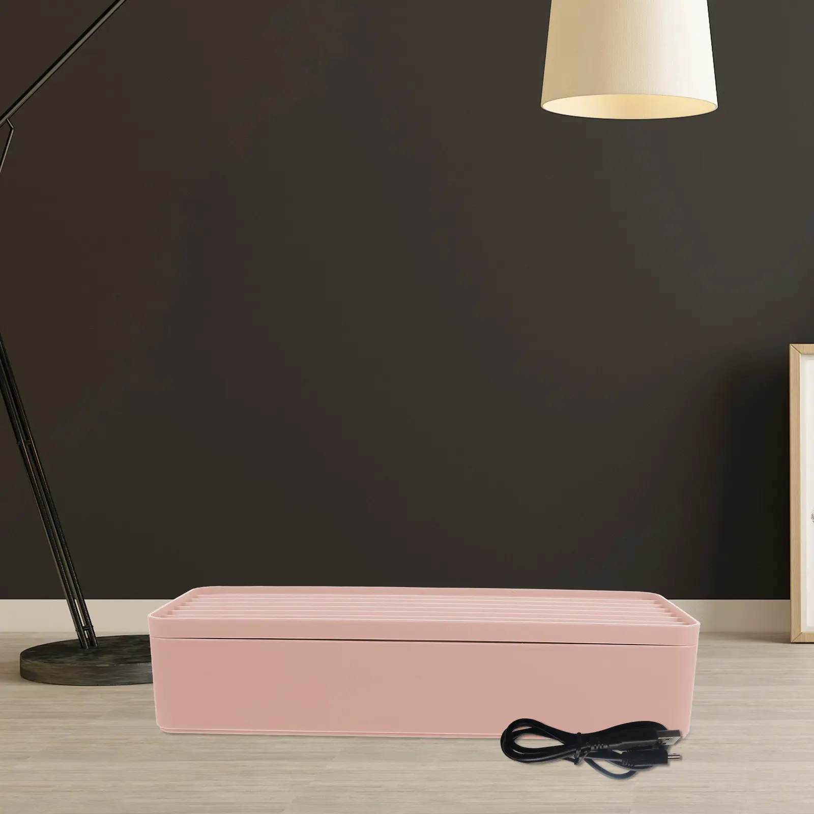 

Коробка для хранения кабелей с несколькими отделениями, органайзер для USB-устройств, настольный органайзер для проводов для офиса и домашней электроники