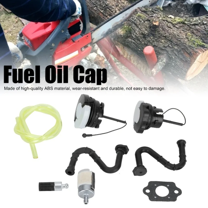 Fuel Oil Cap Replacement Hose Filter Kit Chainsaw Accessories Fit For Stihl MS261 MS271 MS291