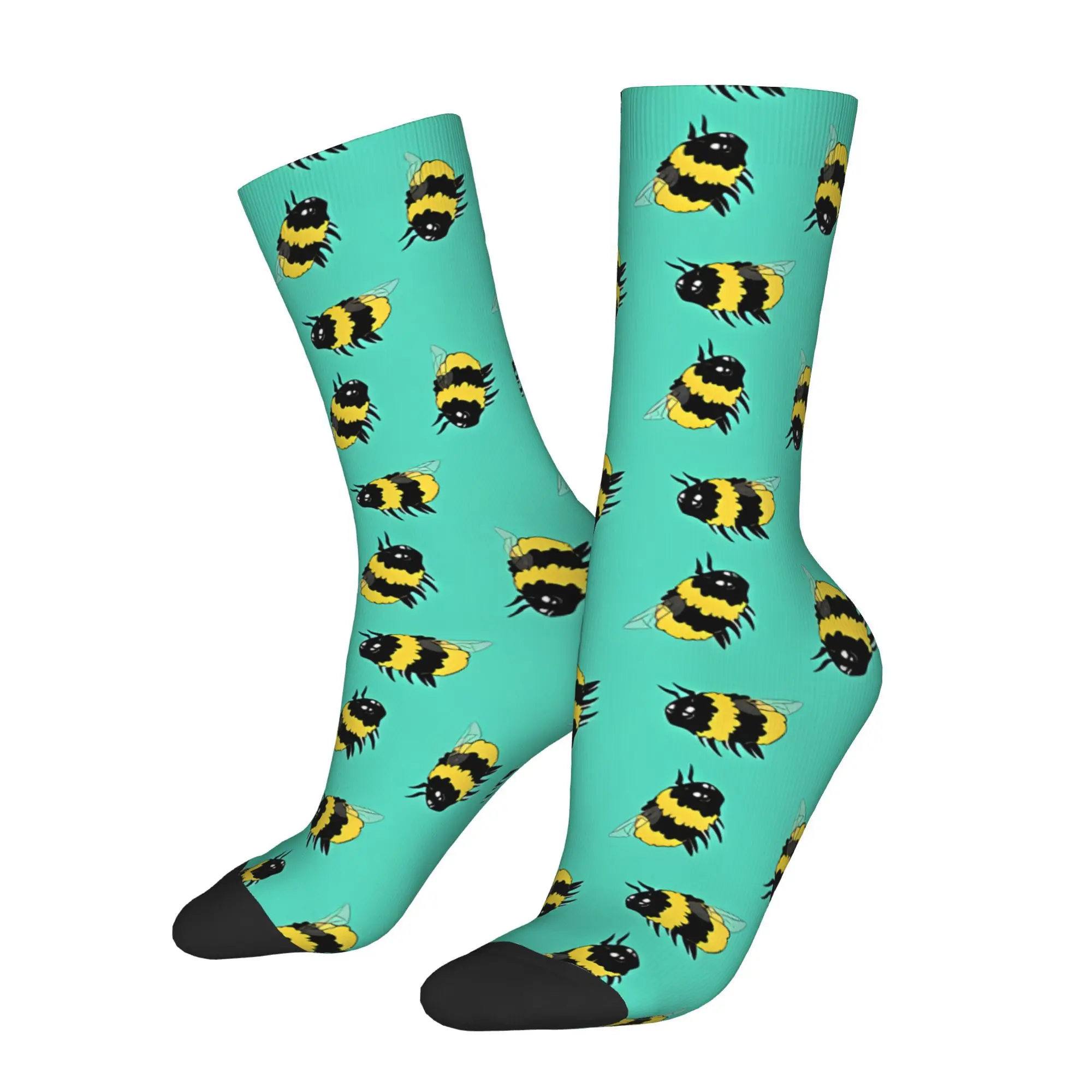 

Bees Sock Printed Man Polyester Fashion
