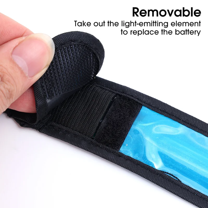 LED Light Reflective Belt Strap, Segurança Esportiva, Pingente de cinta reflexiva, Suprimentos ao ar livre, Bolsa Strap