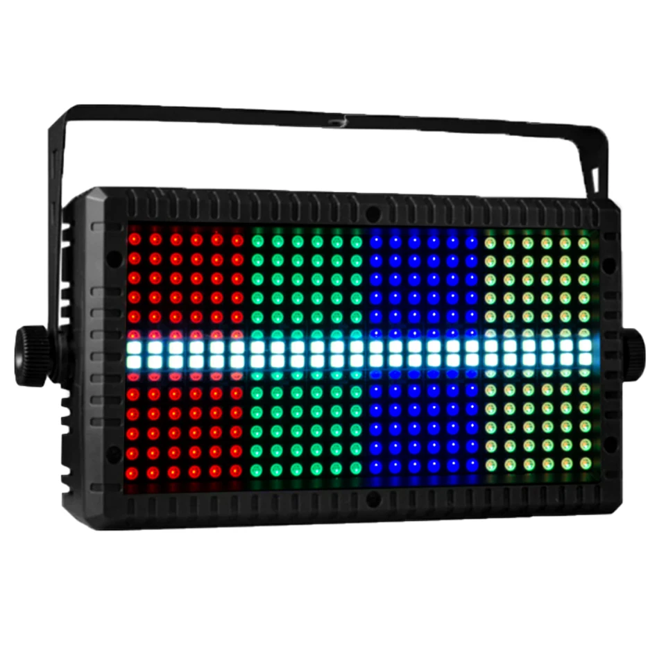 Stephanie 60W Mni LED Strobe Remote 48 White 288 color LEDs 3in1 48Partition DMX Super Bright Dj Strobe Stage Lighting Effects