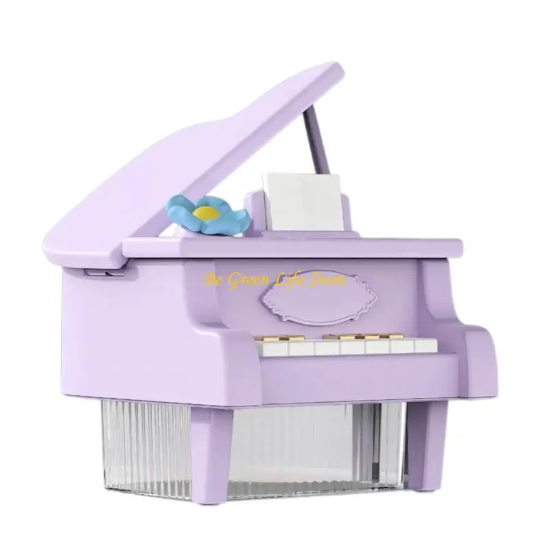 M7DF Diffusore Piano a forma olio essenziale silenzioso Automatico Umidificarsi con luce notturna a LED per camera da per