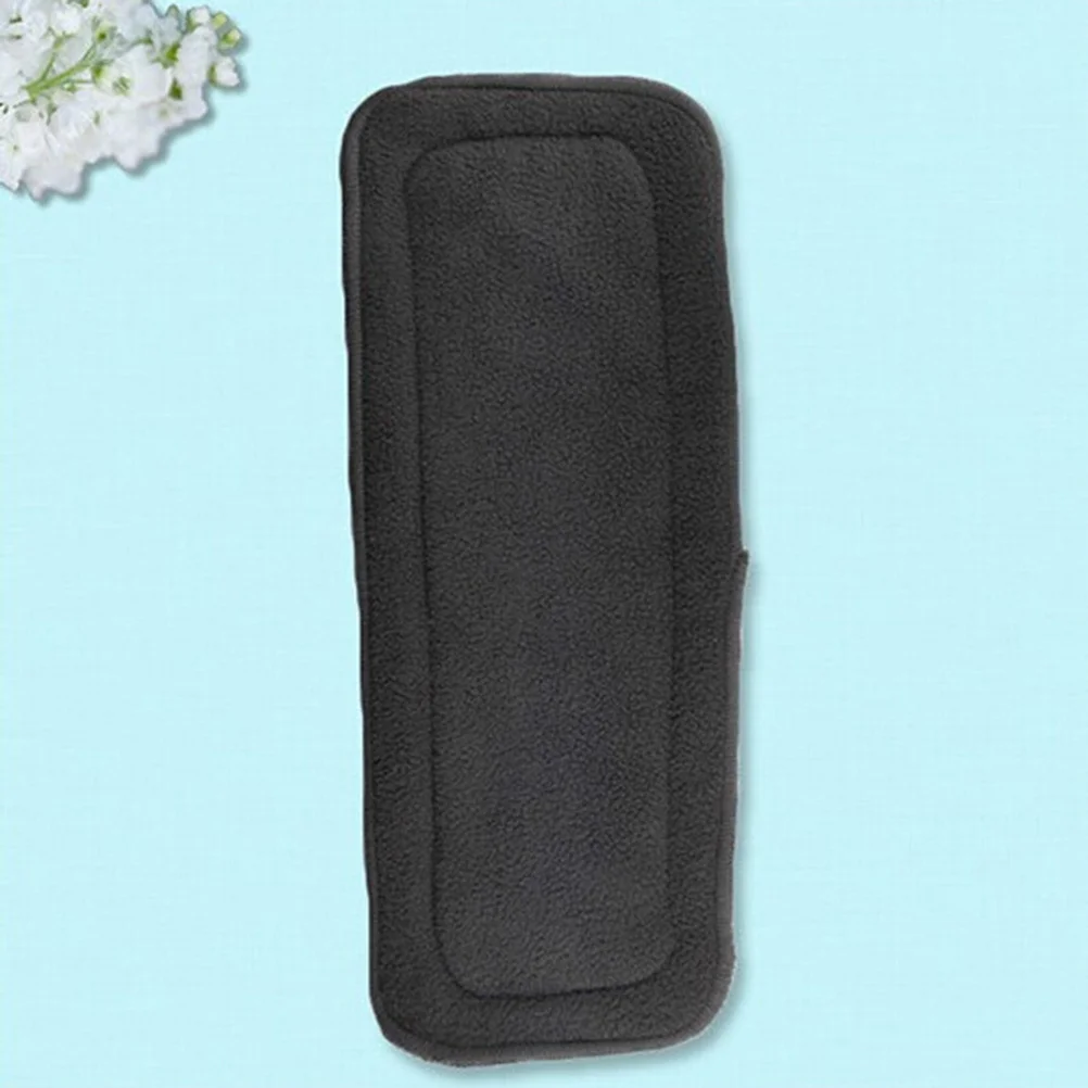 

6pcs Bamboo Charcoal Cloth Diapers Absorbent Colorfast Washable Comfortable Baby Nappy Liners Cloth Diaper Covers
