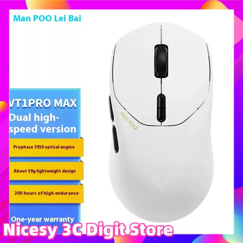 

Rapoo Vt1pro Max Wireless Gaming Mouse Paw3950 Lightweight Dual-Mode Ergonomic Esports Specific Tablet Laptop Office Accessories