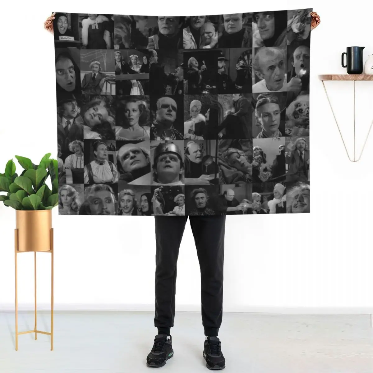 

Young Frankenstein Throw Blanket Elegant Warm Throw Blanket for Hotel Home