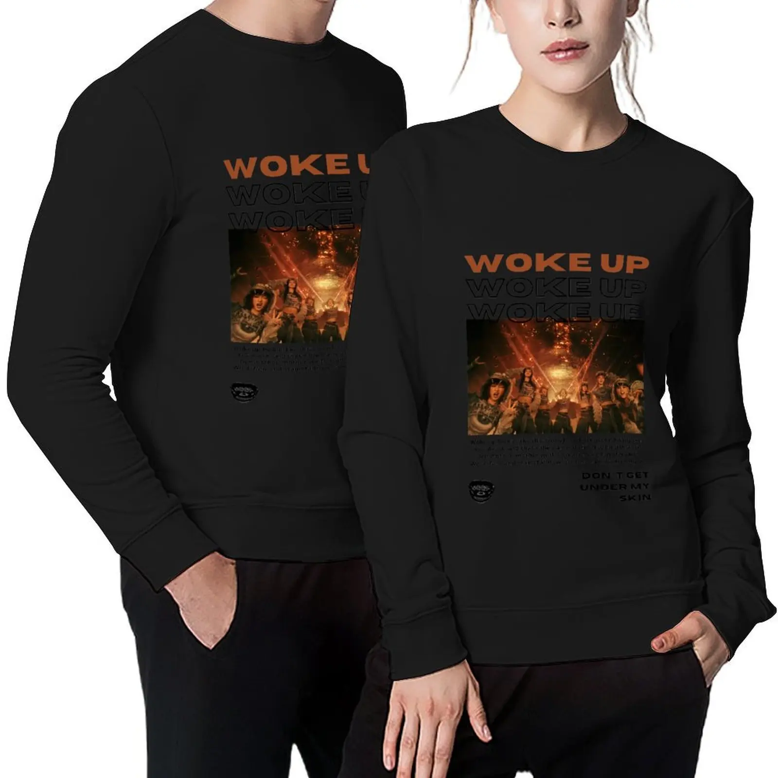 

XG Woke Up (White Version) Woke Up M/V Pullover korean clothes mens clothes male clothes anime sweatshirt
