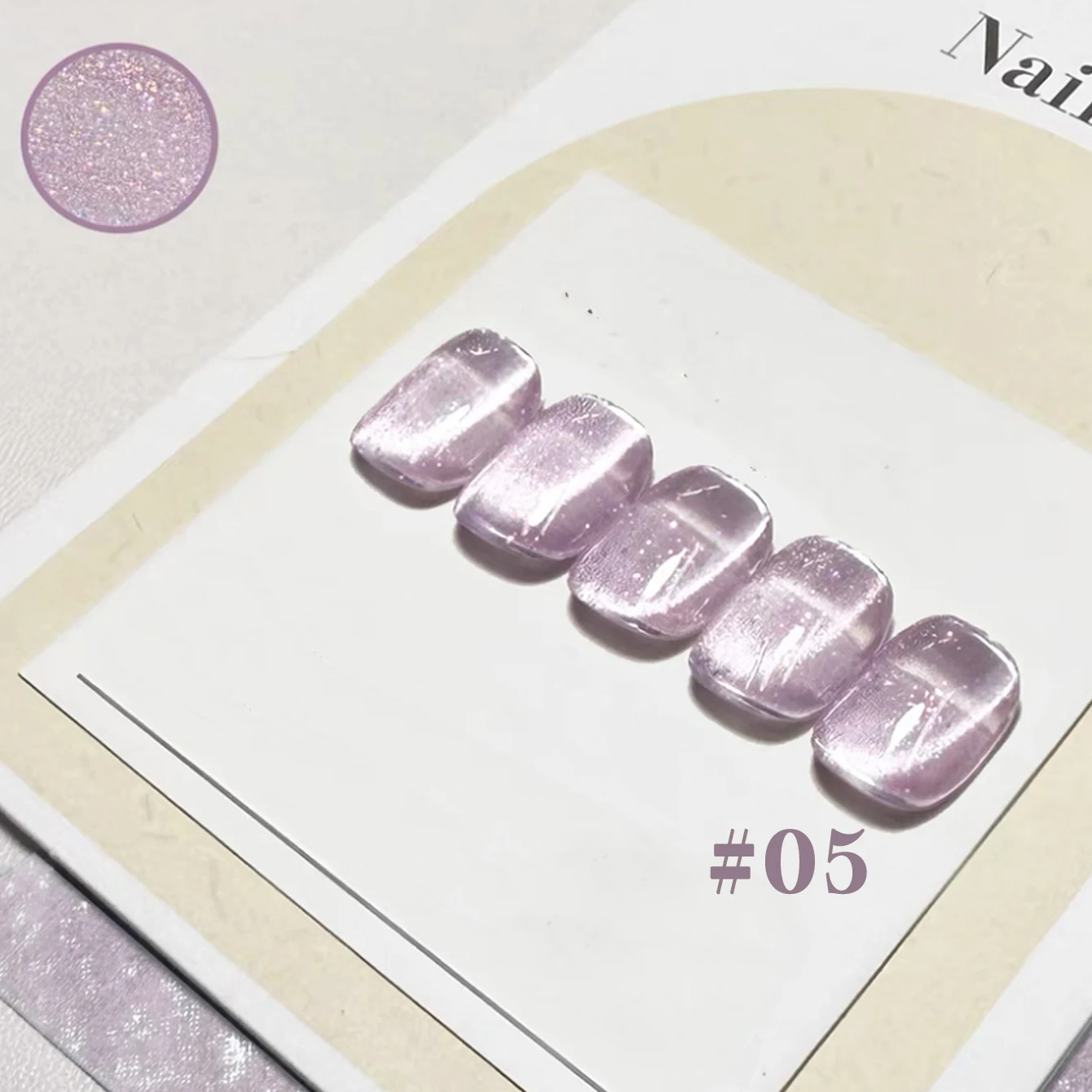 6PCS Blume Datum Serie Cat Eye Gel Nagellack Meistverkaufte Tägliche Transparente Farbe Feine Glitter Glas Perlen Nail art Liefert