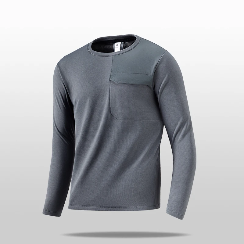 

SBWL 2025 Warm Fitness Jacket High-Quality Outdoor Sports Top with Stand-Up Collar for Autumn/Winter Running Long-sleeved Tshirt