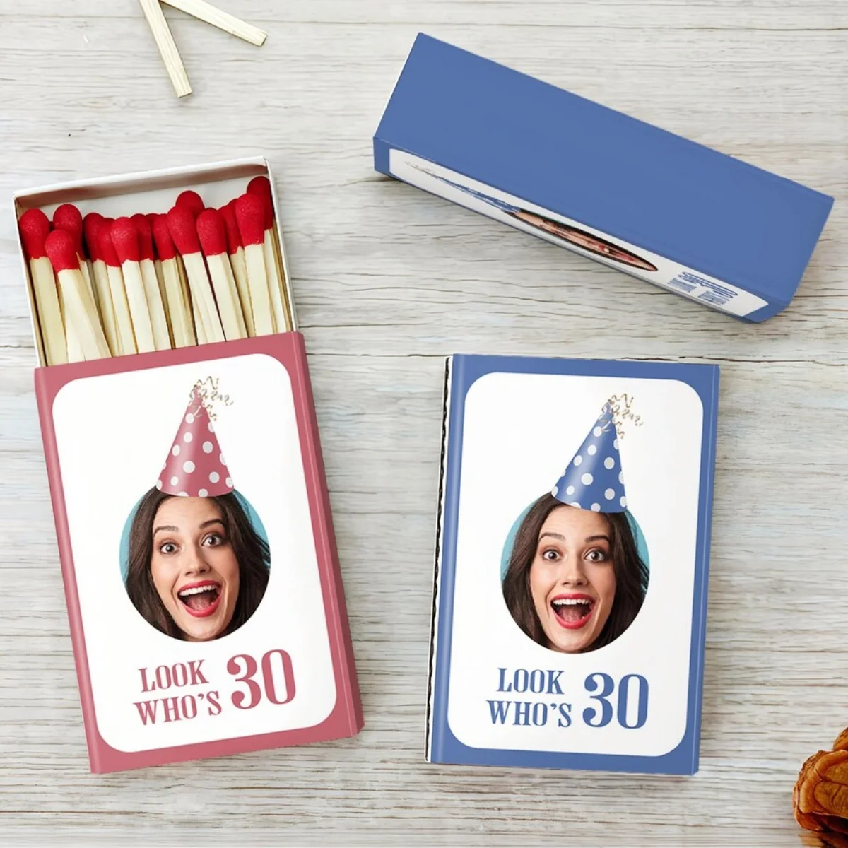 cajas-de-cerillas-personalizadas-con-foto-para-cumpleanos-recuerdos-de-fiesta-con-rostro-personalizado-¡mira-quien-cumple-30-decoracion-de-mesa-para-cumpleanos-regalos-divertidos