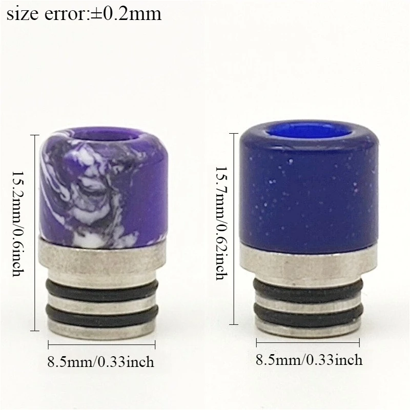 1 قطعة 510 المعبرة الفولاذ المقاوم للصدأ الراتنج القش المشتركة #3