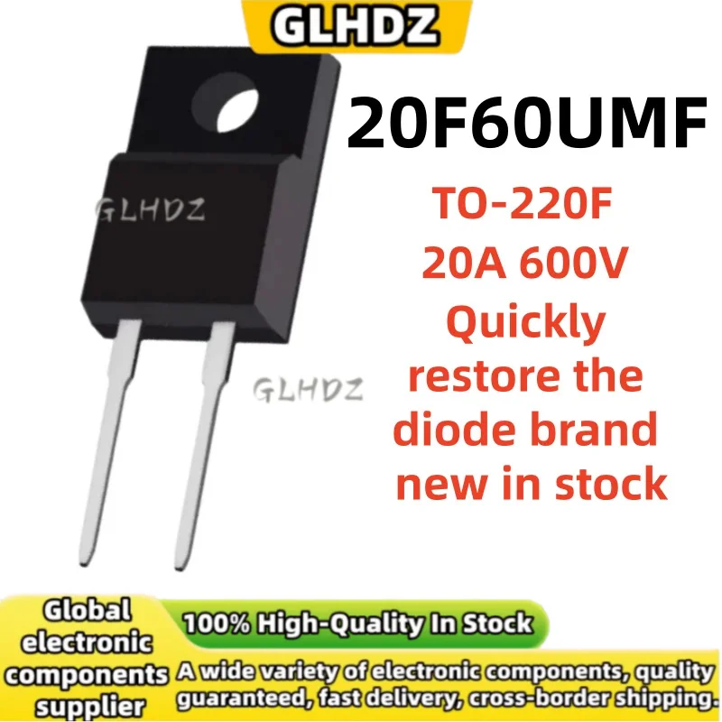 High quality and NEW 10-20-30PCS 20F60UMF Quickly restore the diode TO-220F in stock