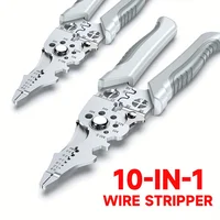 Multifunctional Electrician Pliers, 6-in-1 Wire Stripper Separator, Cutting and Crimping Tool for Cable Repair and Installation