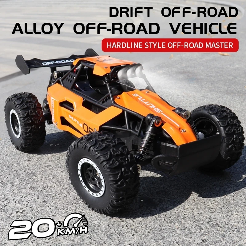 Remote Control Drift Racing RC Car with LED Light 2WD Off Road Climbing High Speed Vehicle Outdoor RC Cars Toy Gifts for Kids