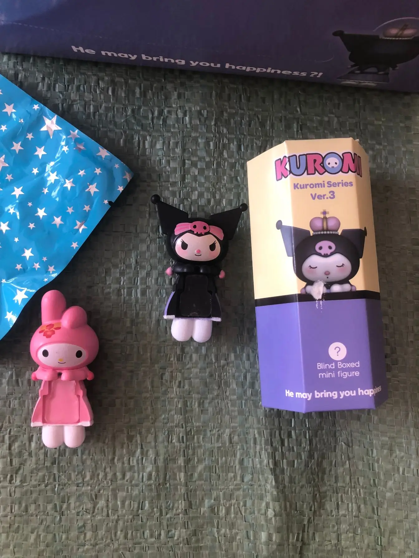 Miniso Sanrio Melody Kuromi Sonny Angel Surprise Blind Box Kawaii Mysterious Blind Box Figure Christmas Model Dolls Gifts Toys