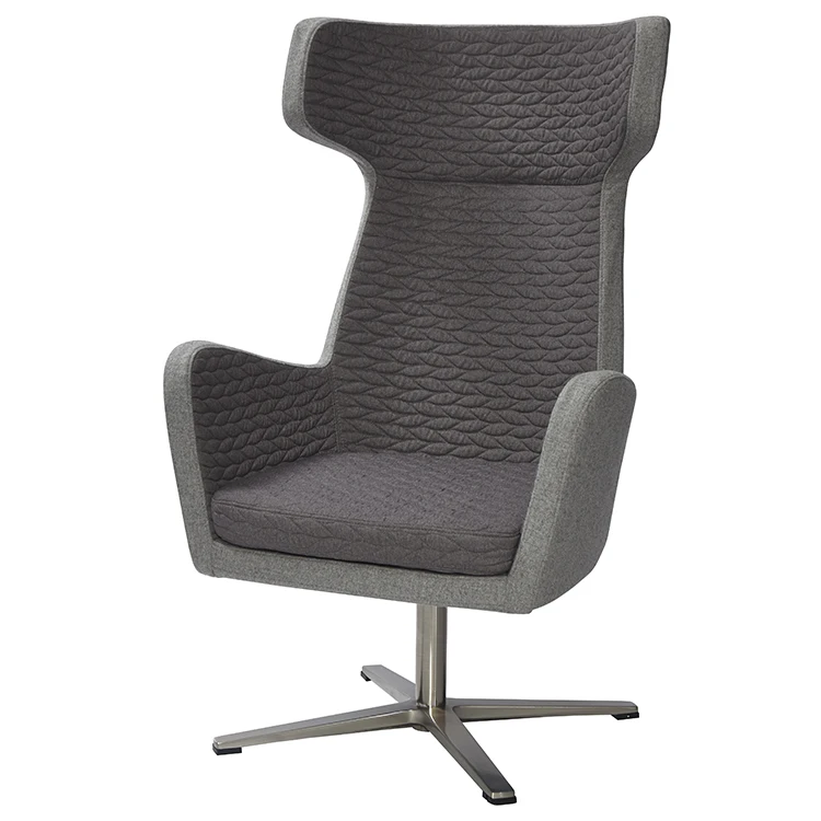 Latest Product Office Chair Modern Style High Quality Modern Commercial Fabric Leisure Office Chair with Swivel Metal Base