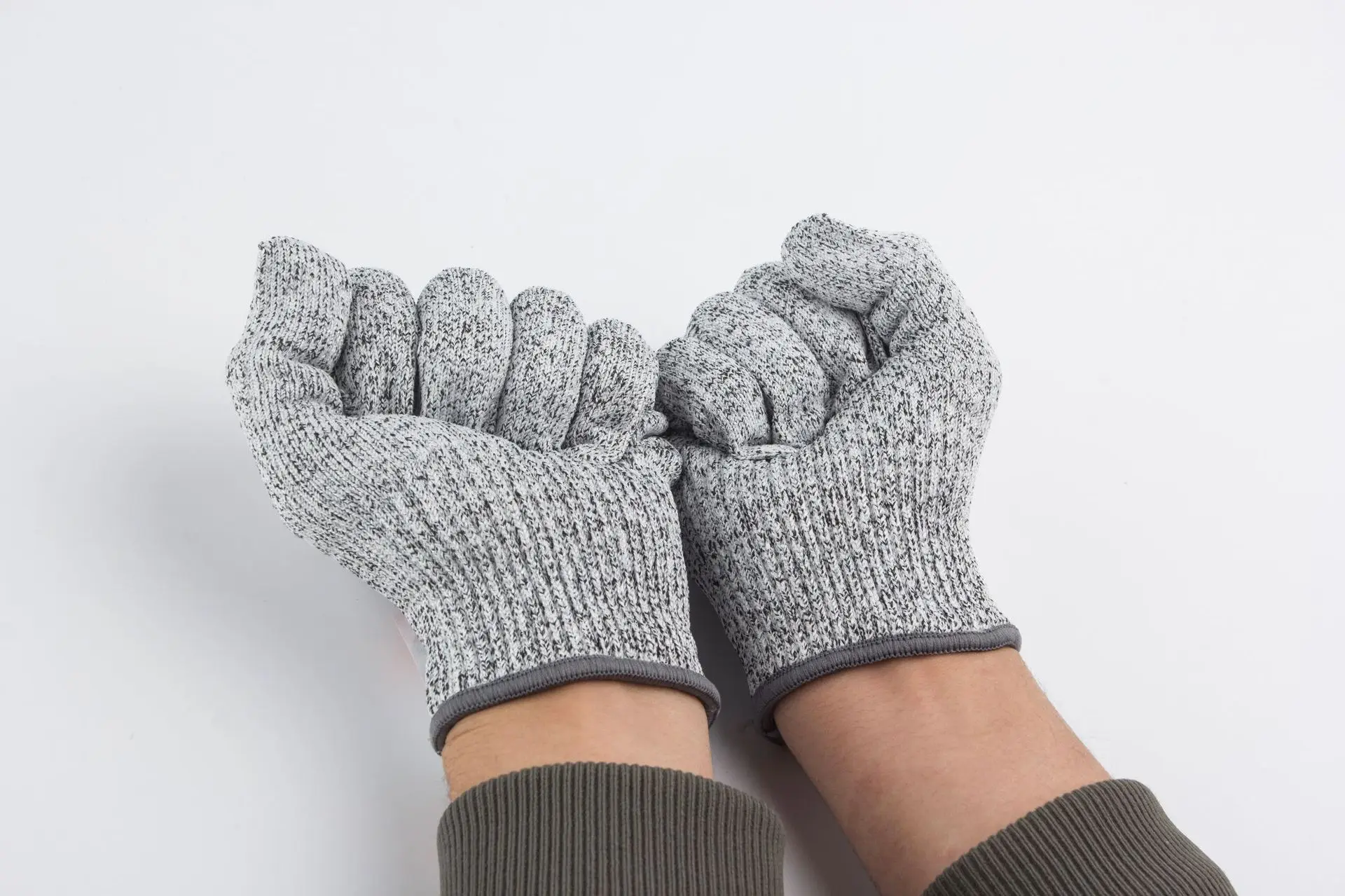 5 مستويات مكافحة قطع شاشة تعمل باللمس مكافحة قفازات القطع الزجاج المطبخ الغذاء الصف ذبح الأسماك قتل مكافحة قفازات القطع