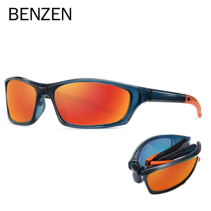 

BENZEN Folding Sunglasses Men Women Women Glasses Cycling Running Fishing Boating Trekking Beach Glasses 9772