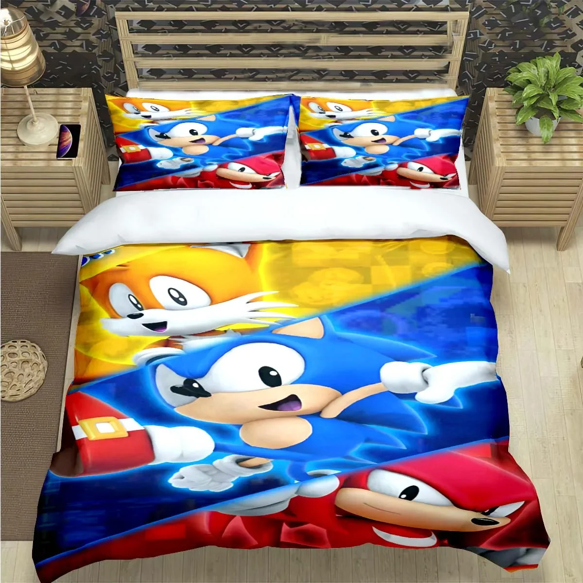 Popular Cartoon Role Characters Print Bedding Set Duvet Cover Comforter Bed  Youth Kids Girl Boys Luxury  Birthday Gift