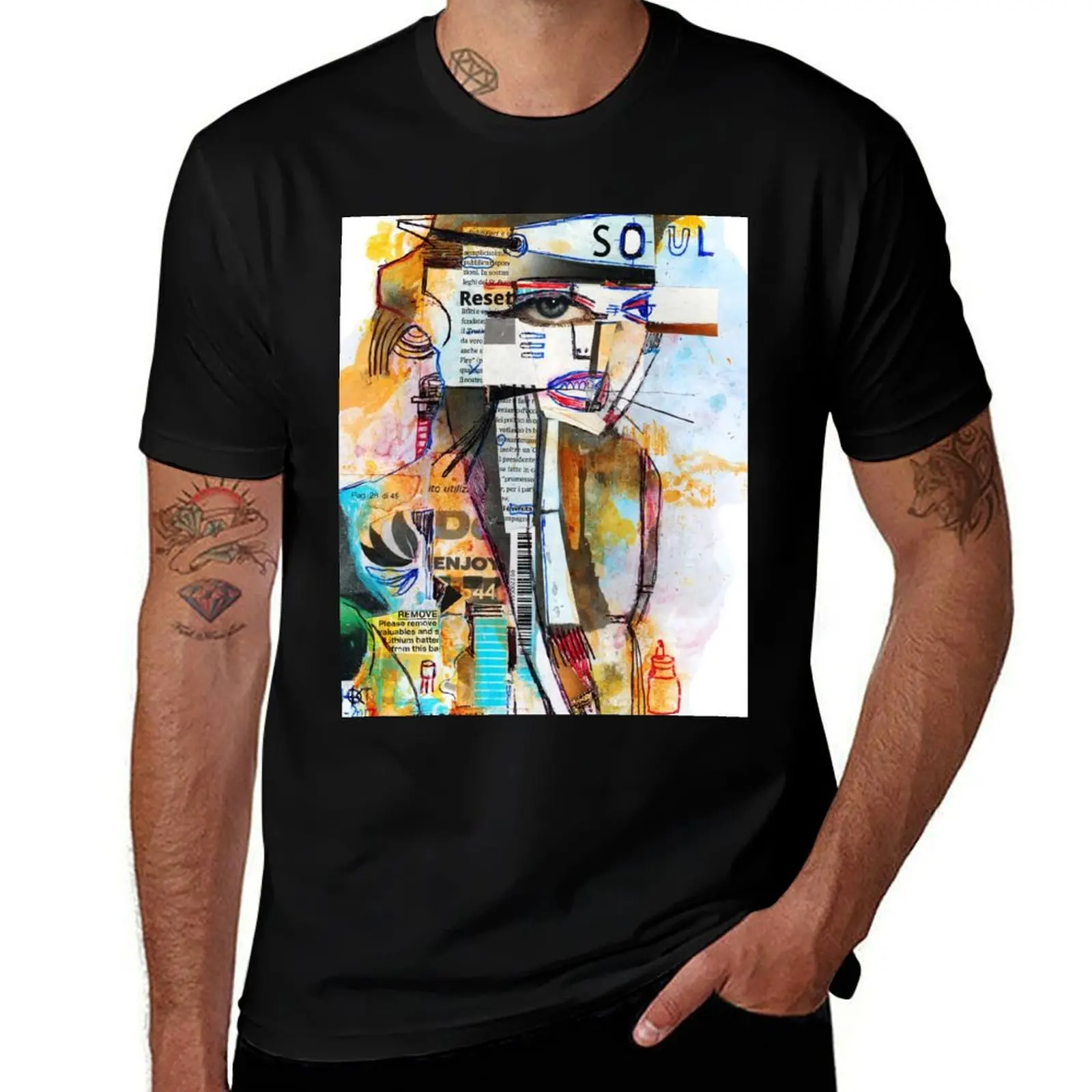 SOUL RESET T-Shirt Big Size Crew Neck T-Shirt
