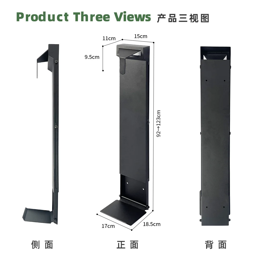 Golf wall-mounted ball bag rack Wall-mounted golf equipment fixed ball bag rack